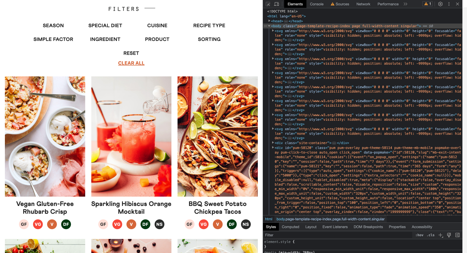 Beispiel Wordpress