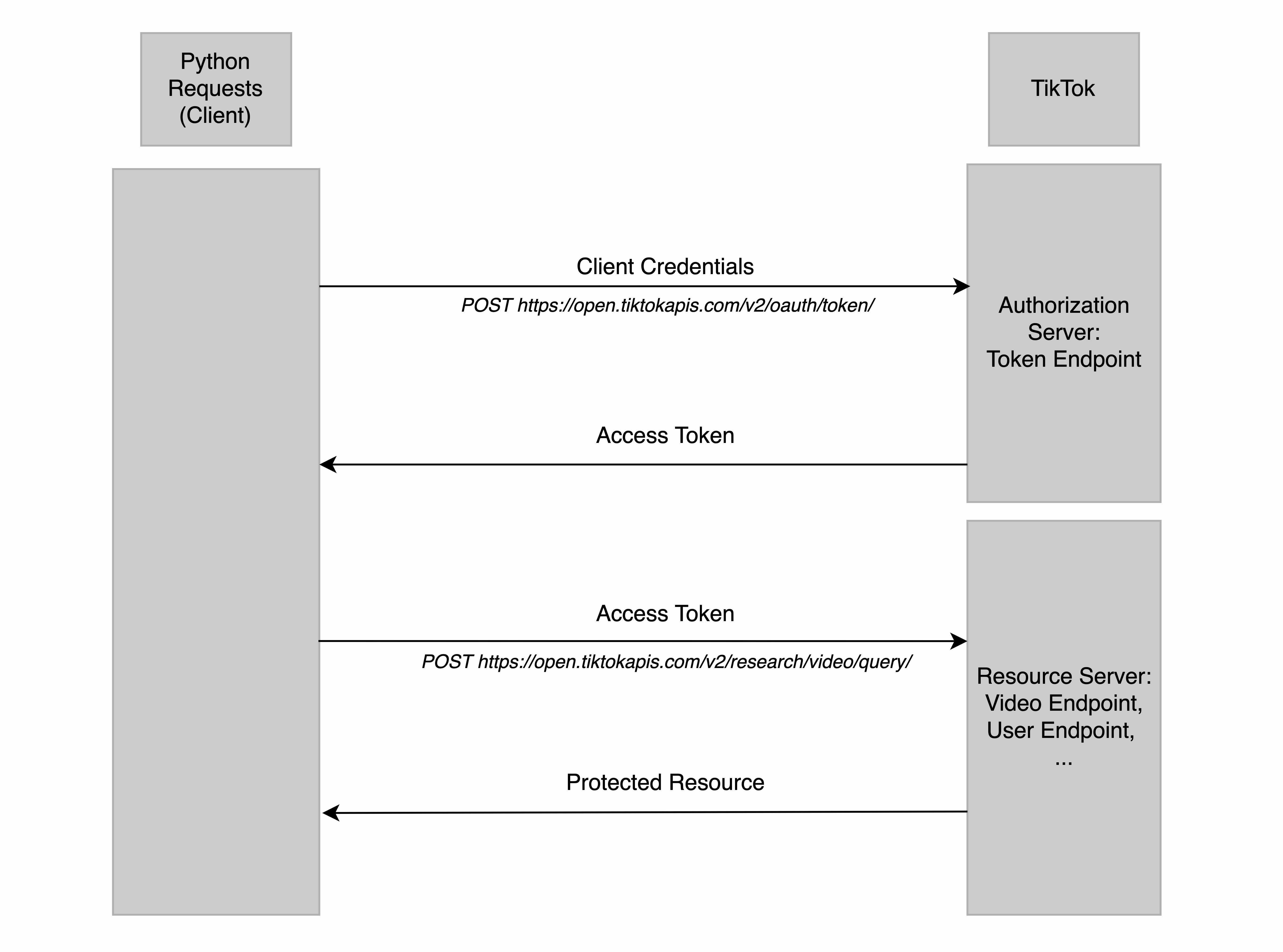 TikTok OAuth 2.0 Client Credentials Workflow