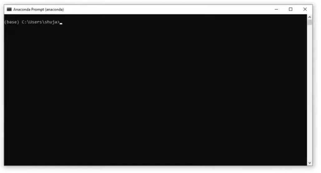 Anaconda prompt